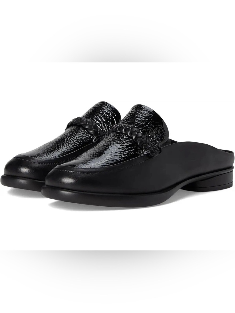 NWT ECCO Sculpted LX Leather Mule Loafers Black Size 36 US 5-5.5